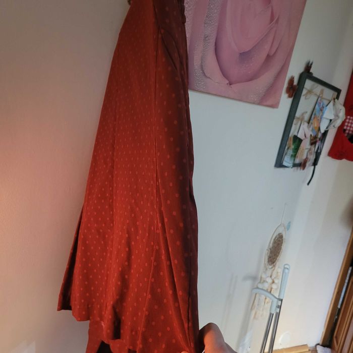 Costum Dama VERO MODA Junarose Coll. Bumbac Roșu/Vișiniu/Bord. Nou 44