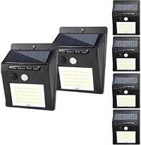 Соларни охранителни светлини, Сензор за движение, IP 65, 40LED, 6 броя