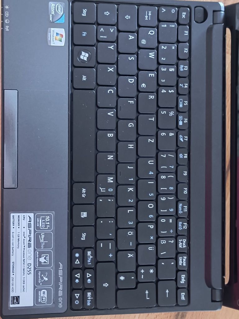 Laptop Acer d255