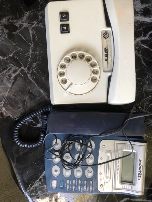 Телефон: Советский и Китайский на батарейках с опредилителем