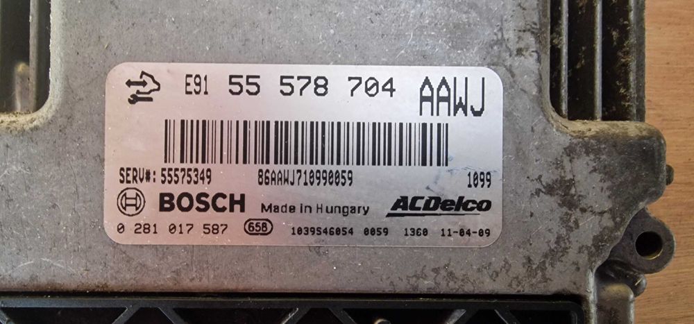 Calculator Motor Opel Meriva 1.3CDTI cod 55578704 sau 0281017587
