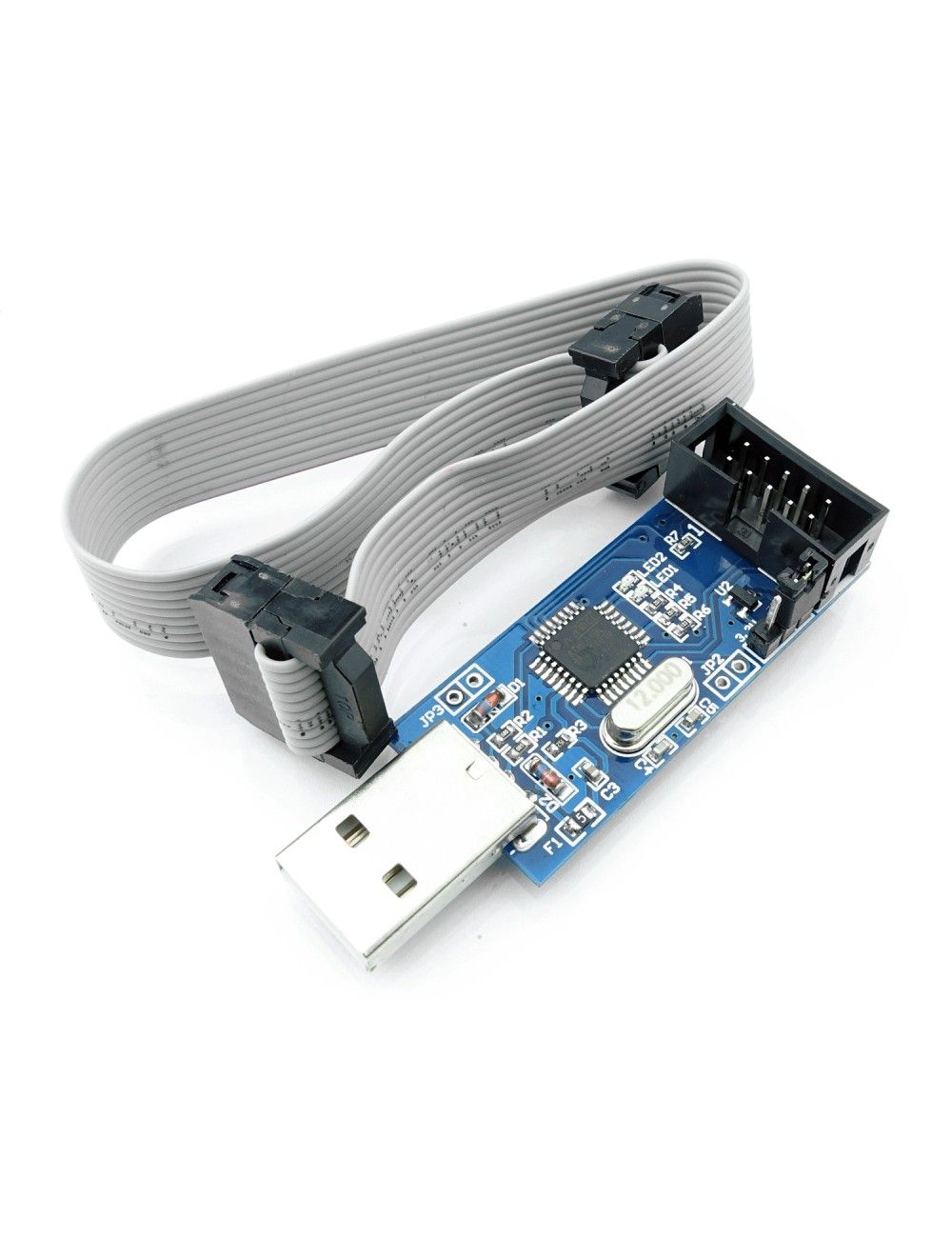 USBasp ATMEL AVR ATMEGA ISP Програматор + лента
