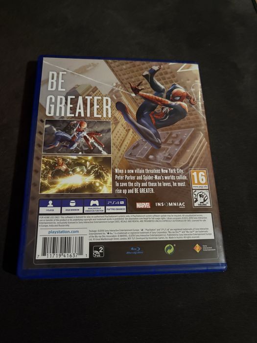 Spider man PS4.