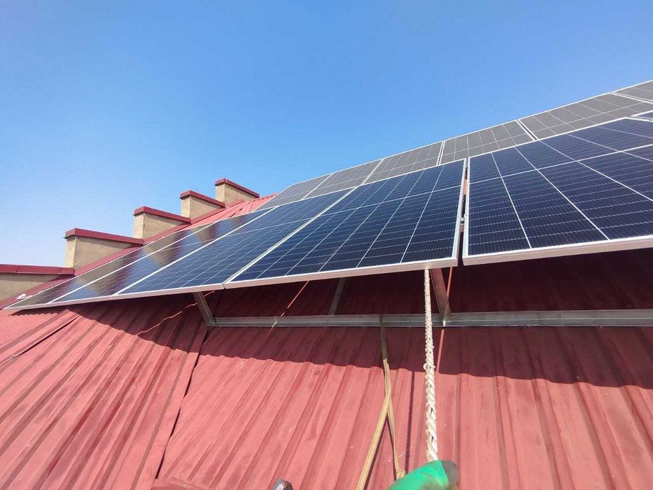 Quyosh panel podkluch ustanovka - установка солнечных панелей