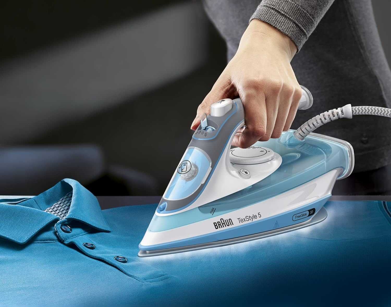 Парна ютия Braun TexStyle 5 SI 5006, 2600W, FreeGlide 3D