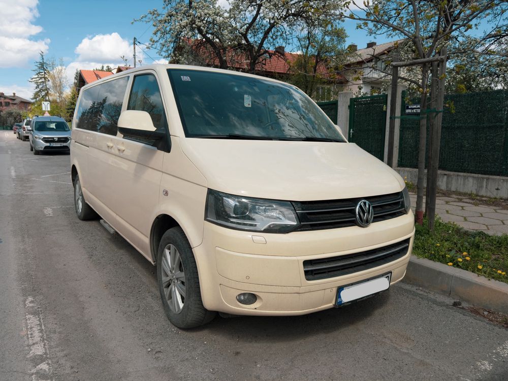 VW T5 Caravelle - 9местен - FULL Екстри