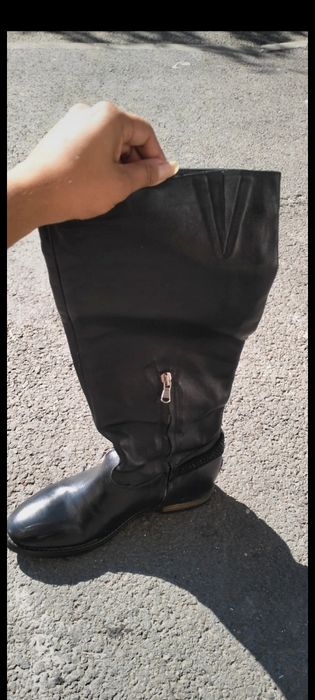 Cizme lungi de piele