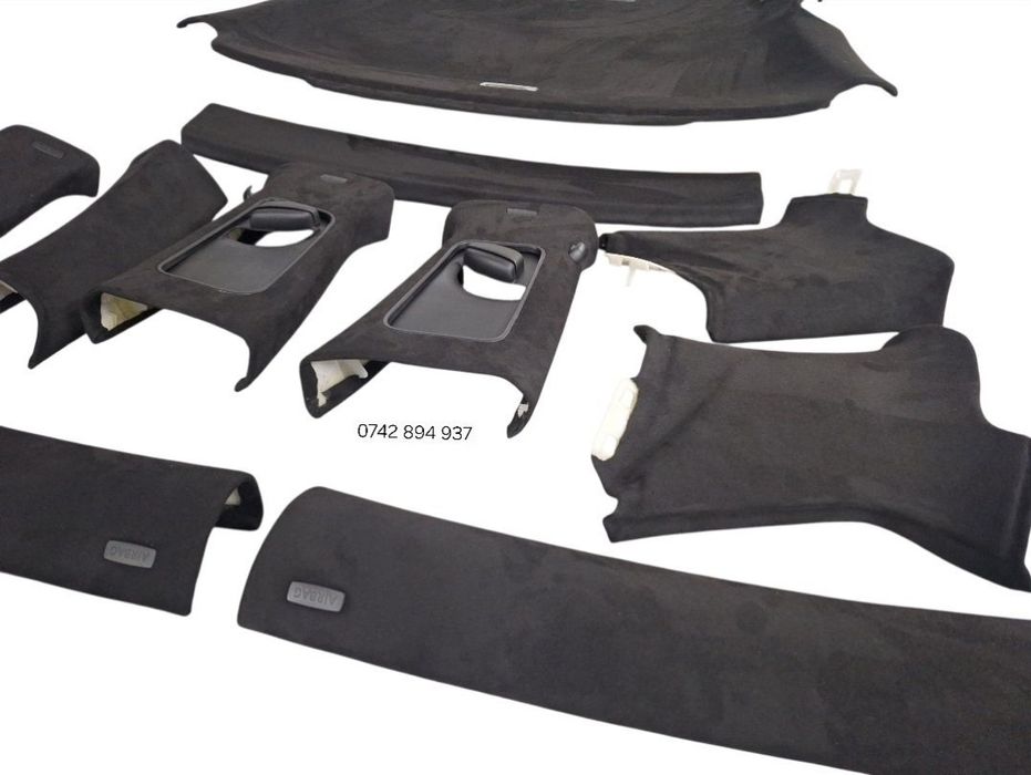 Tapiterie plafon negru B6 + stalpi alcantara Combi Vw Passat B6 Combi