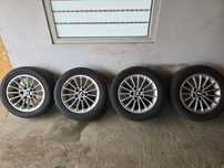 Jante bmw e39 cu cauciucuri de iarna. 225 55 16. De vânzare. 1200 de l