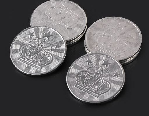 Жетон / житон за монетни механизми монети