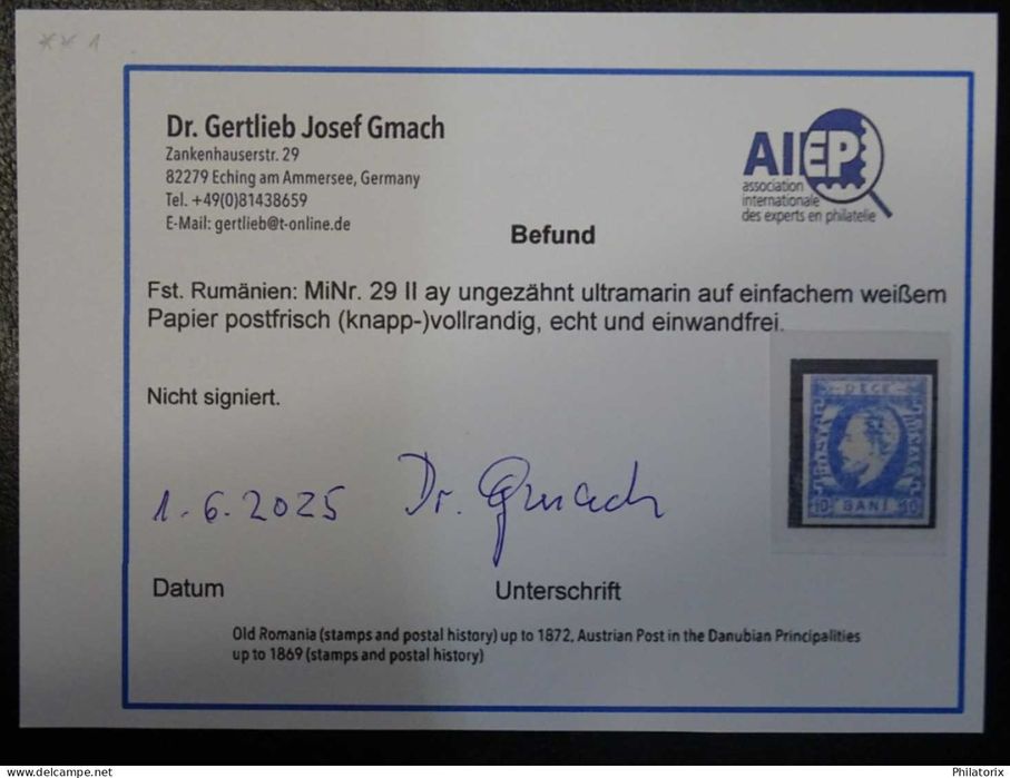 Romania LP 31 c MNH/**, Carol cu barba , Expertizat