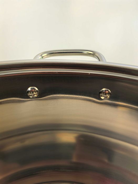 Oala inox 34x24 cm 22 litri cu capac metal 260 lei