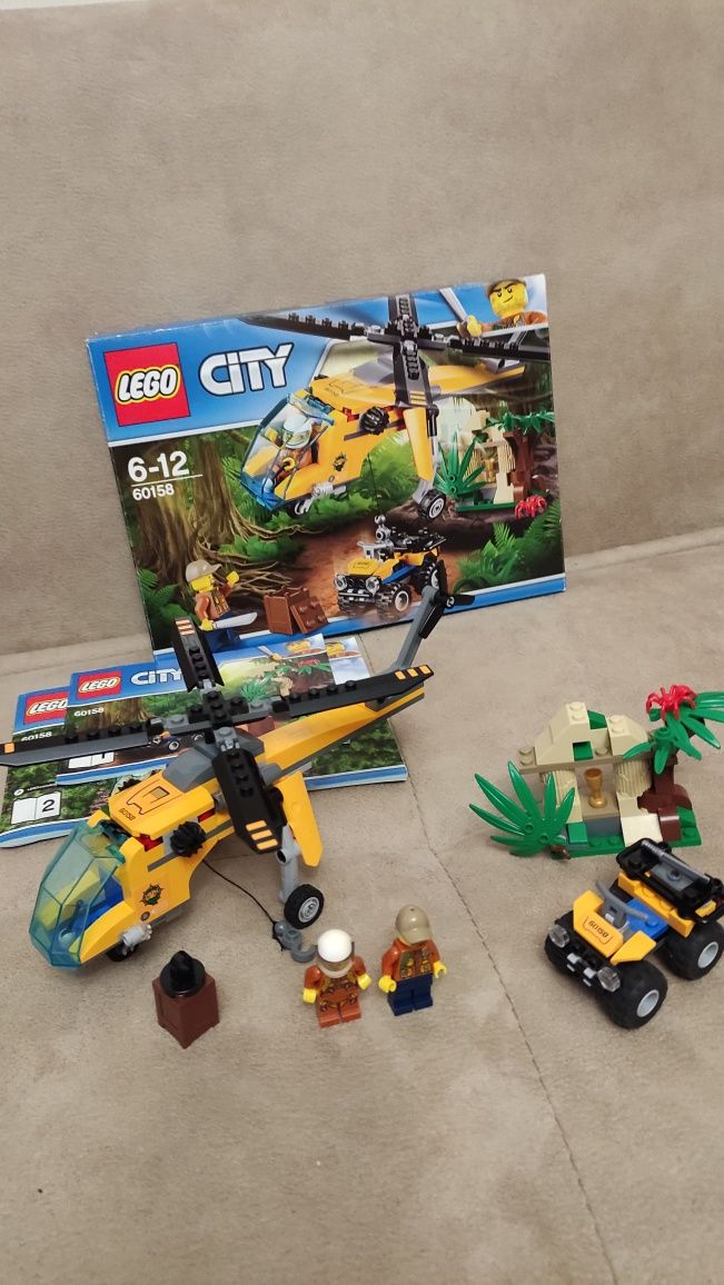 LEGO® City Товарен хеликоптер в джунглата 60158