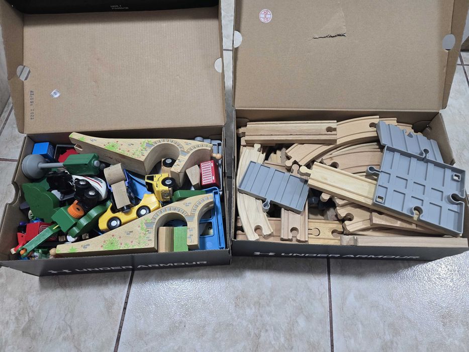 6kg de trenuri si sine de trenuri - jucarii pentru copii