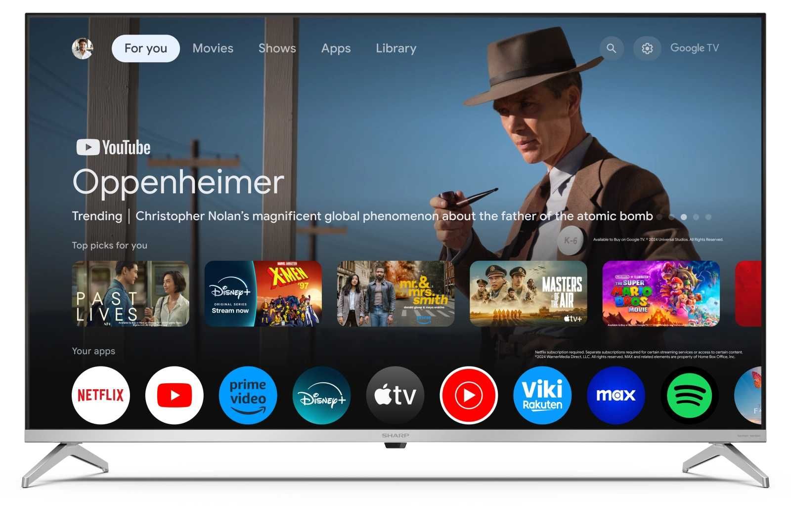 Телевизор Sharp  43GP6265E, 43" с 3 години гаранция
