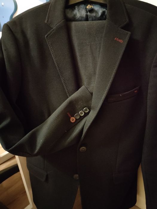 Пиджак мужской, клубный, темно-синий