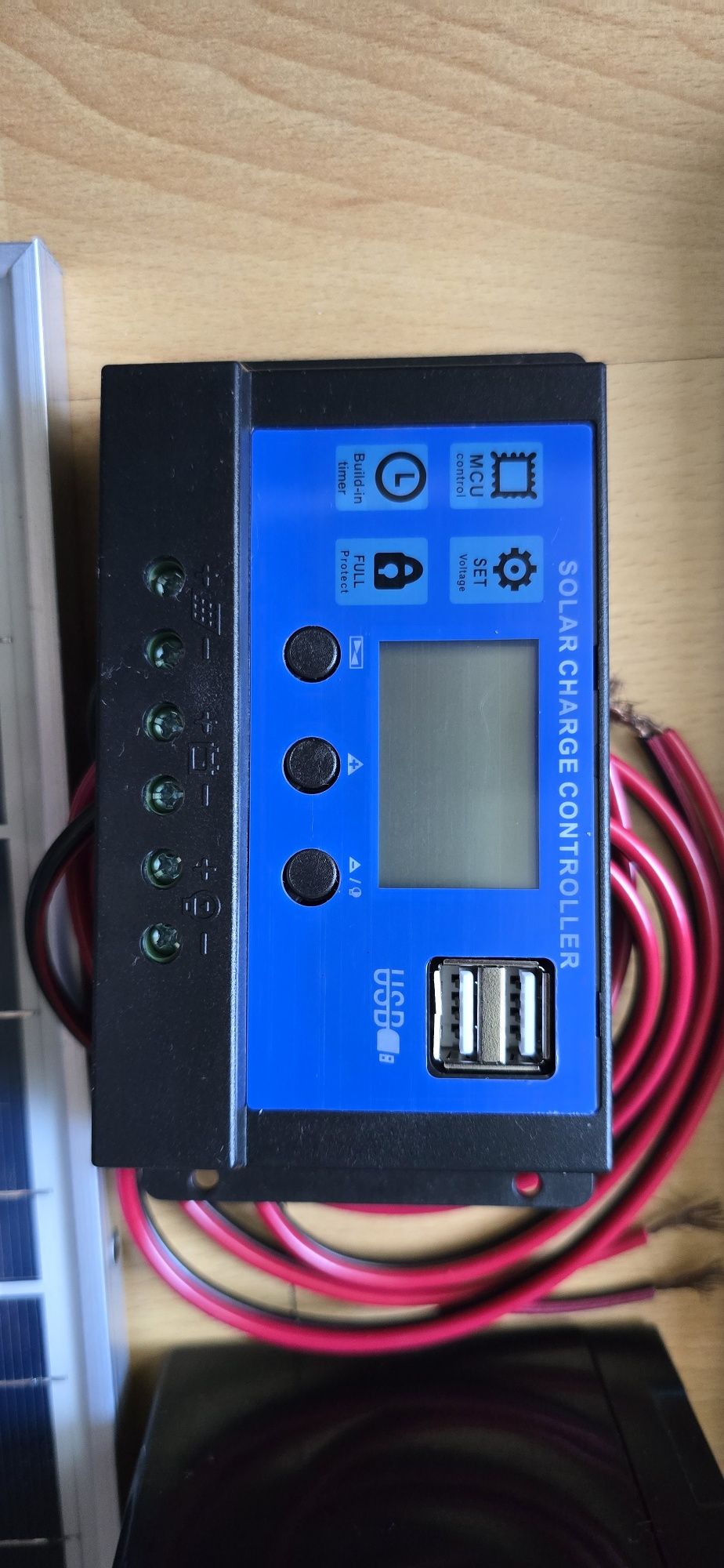 Kit panou solar+ controler+ acumulator