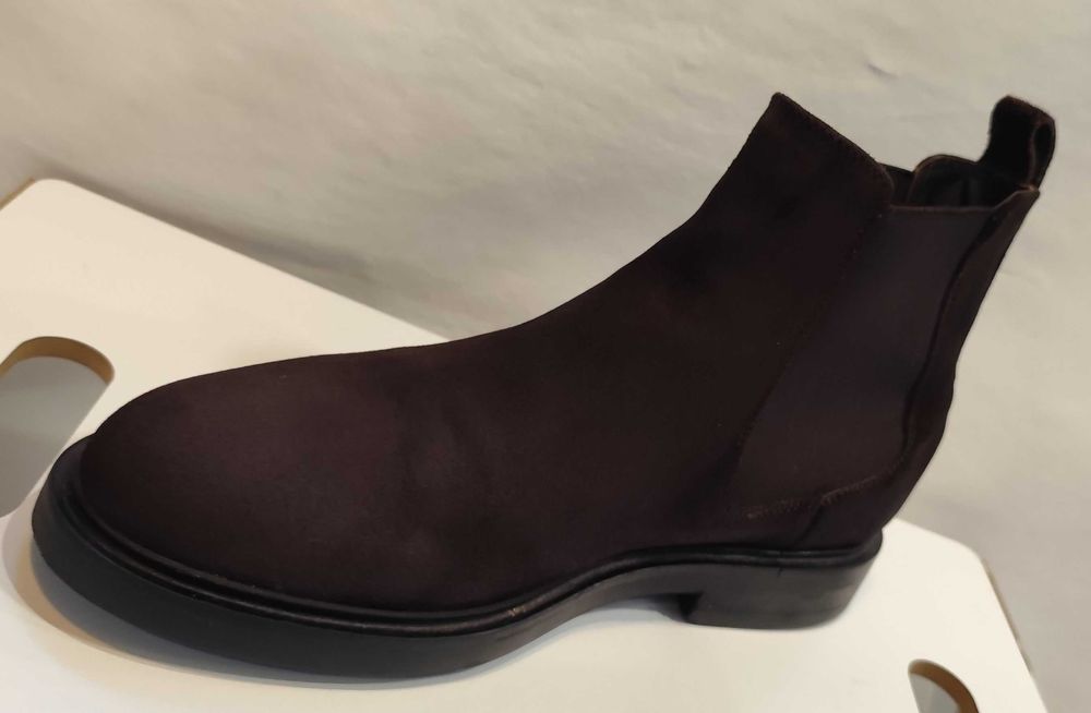 Ghete chelsea plain 41 Massimo Dutti piele naturala moale