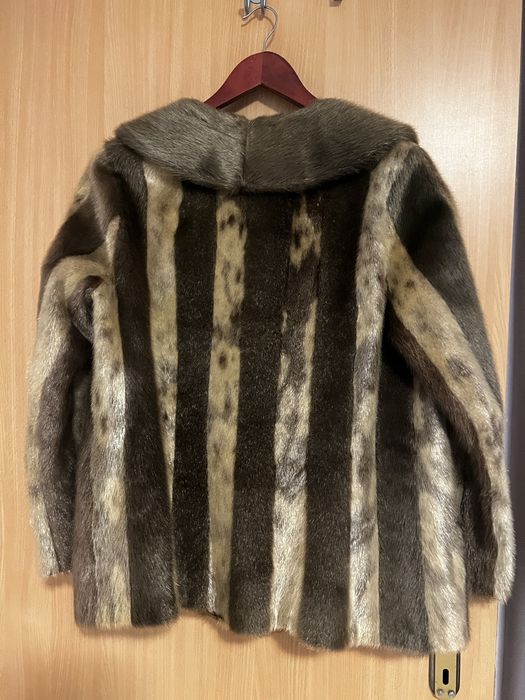 Haina blana vulpe argintie