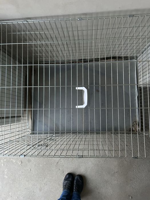 Cusca pliabila nefolosita noua, tarc rezistent metalic pentru animale