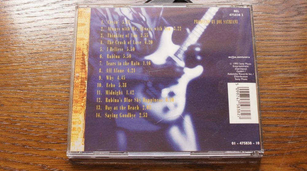 Joe Satriani ‎– The Beautiful Guitar Ger.1993 blues/rock
