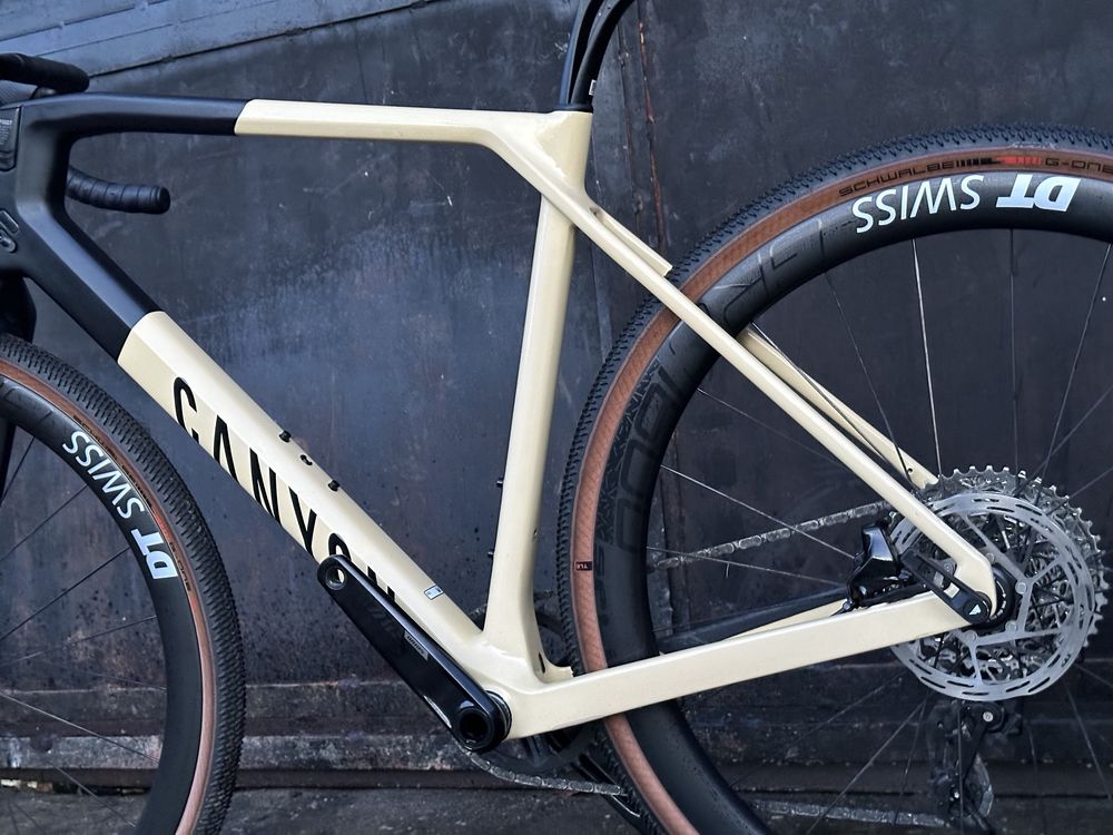 Карбонов велосипед Canyon Grail Cf Sl Sram Rival eTap