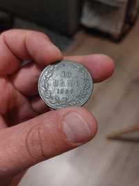 Moneda 10 bani 1867