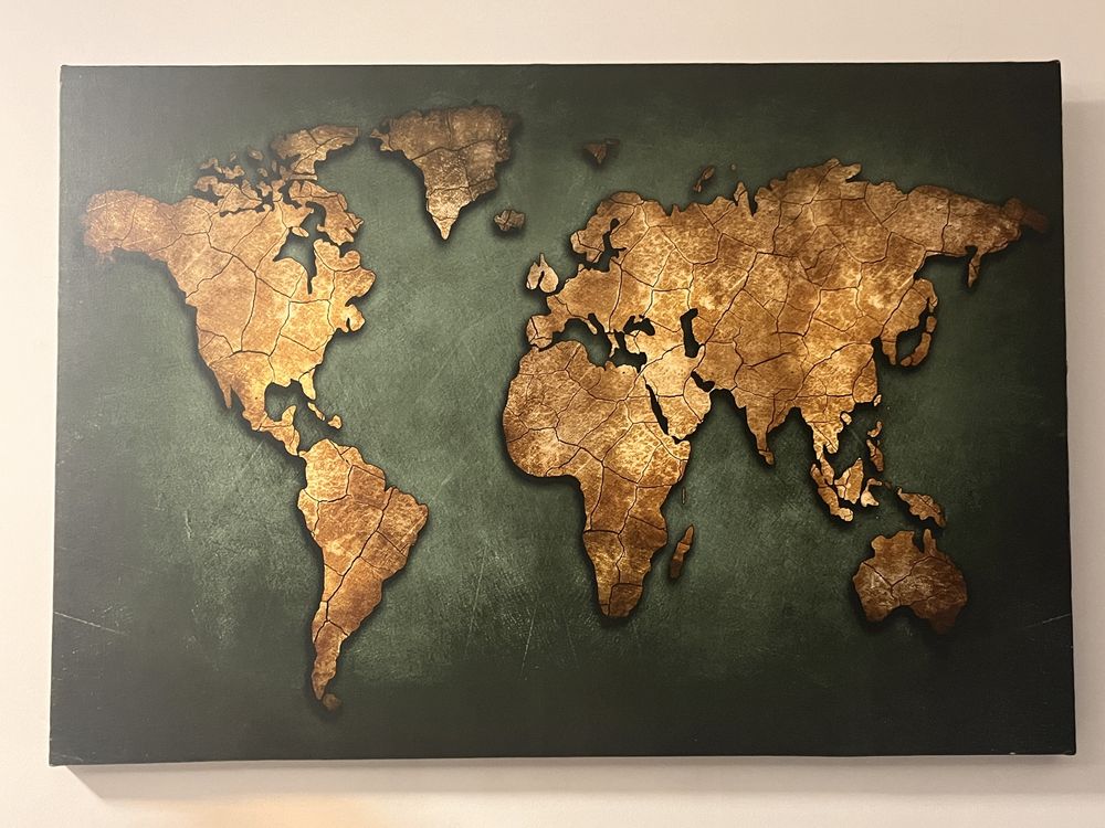 Tablou Harta Lumii