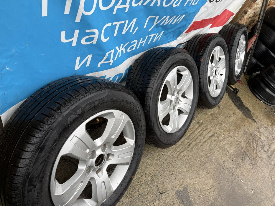 17 5х115 джанти с нови летни гуми