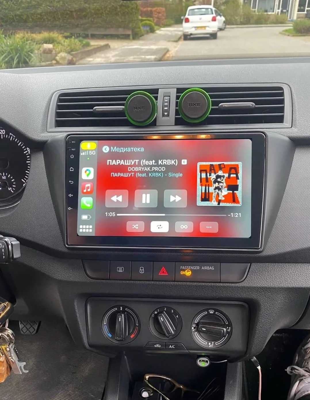 Navigatie cu Android Skoda Fabia 3 NJ - Wifi Bluetooth Carplay 1-8GB