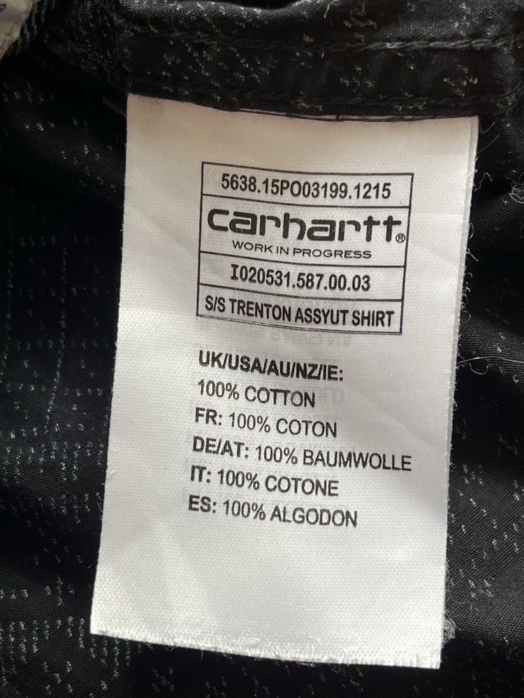 CARHARTT : Trenton Assyut Shirt - НОВА риза размер S / Оригинал