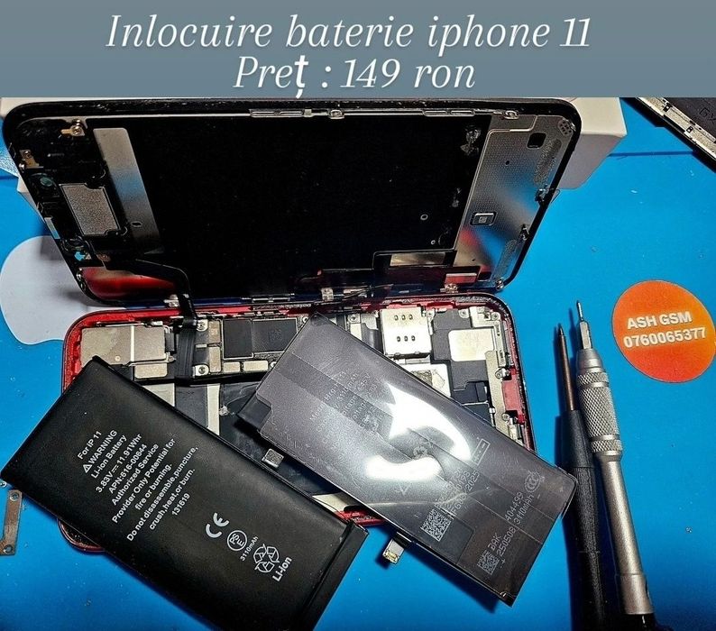 Înlocuire baterie iphone 11