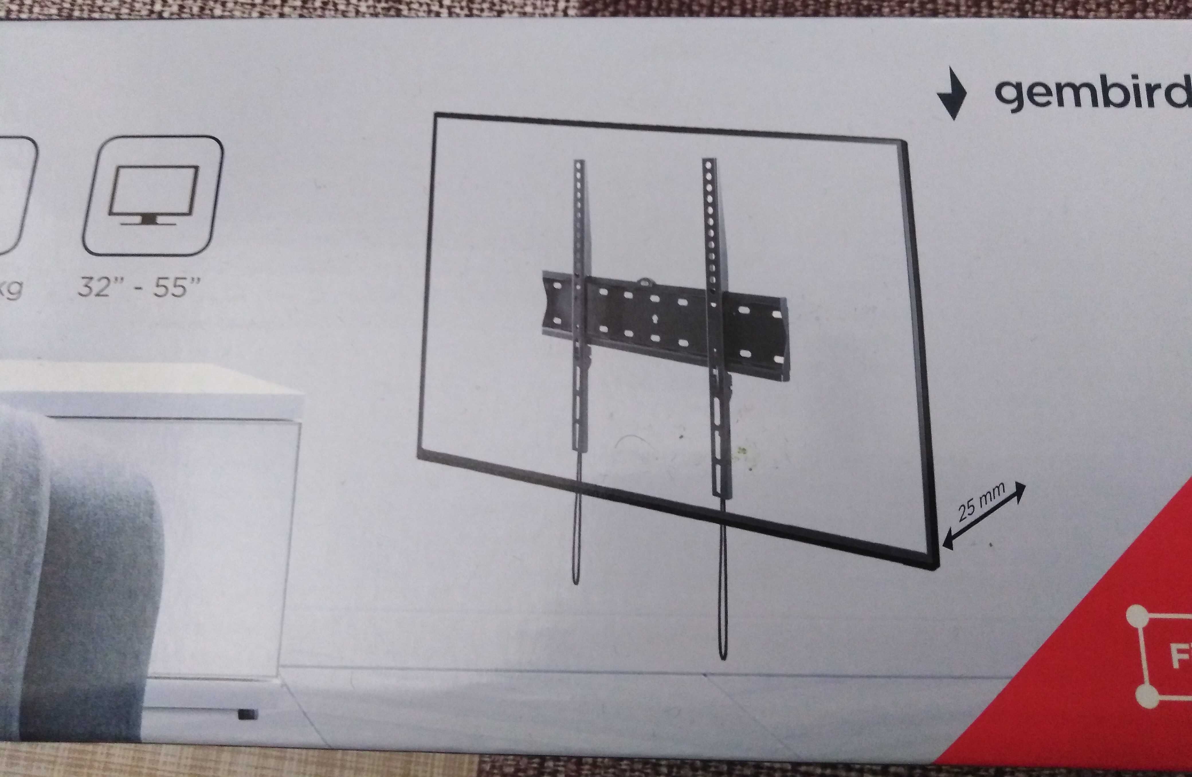 Продавам стойка за телевизор от 32" до 55"-до 40кг. Нова.