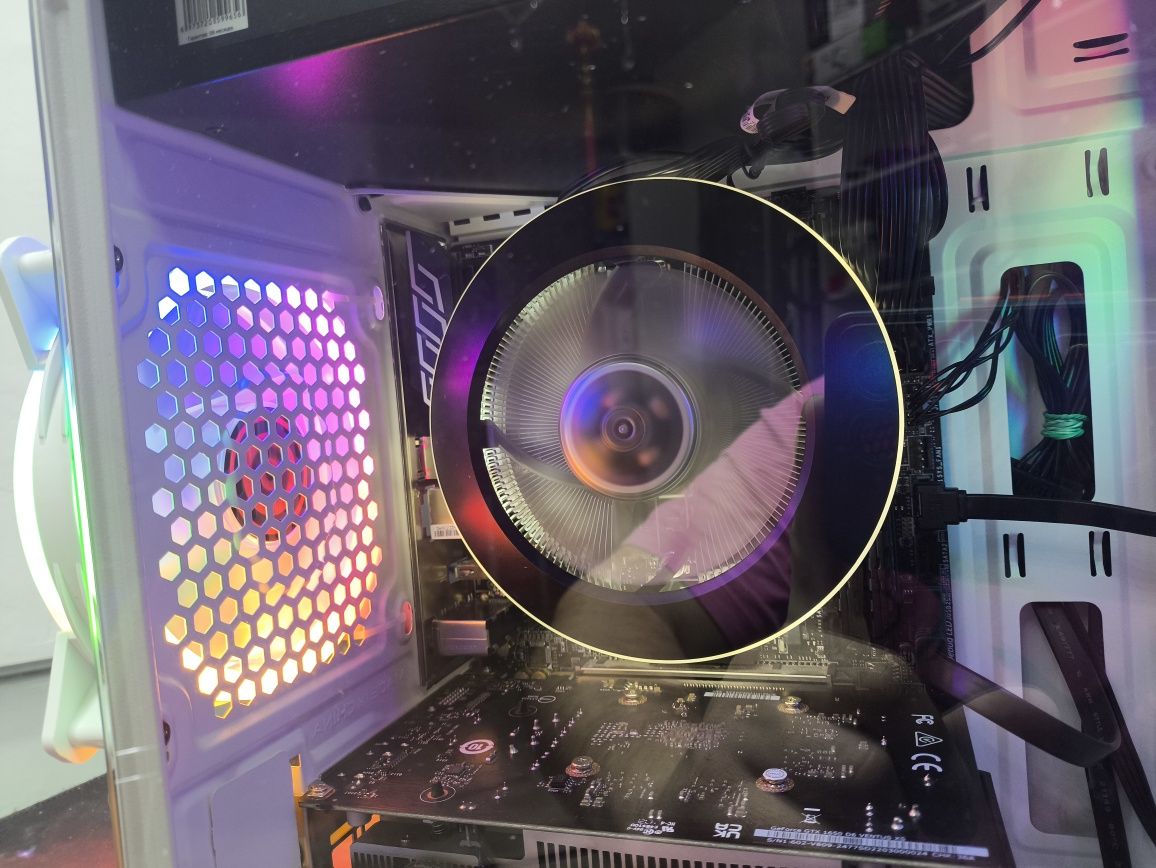 Игровой ПК(компьютер) Intel 8100/DDR4 8Gb/1650GTX/m2/SSD/500w/win 10.