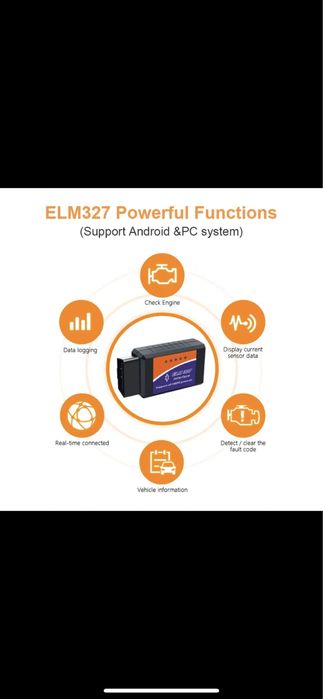 ПРОМО ELM 327 Bluetooth диагностика за кола - pc, iphone и android