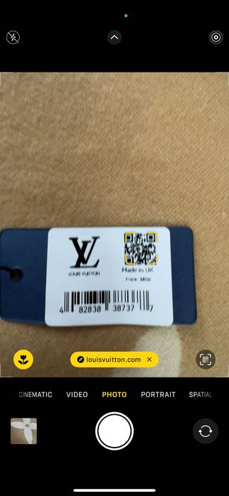 Louis Vuitton-Оригинален чисто нов дамски есенно-зимен шал от кашмир