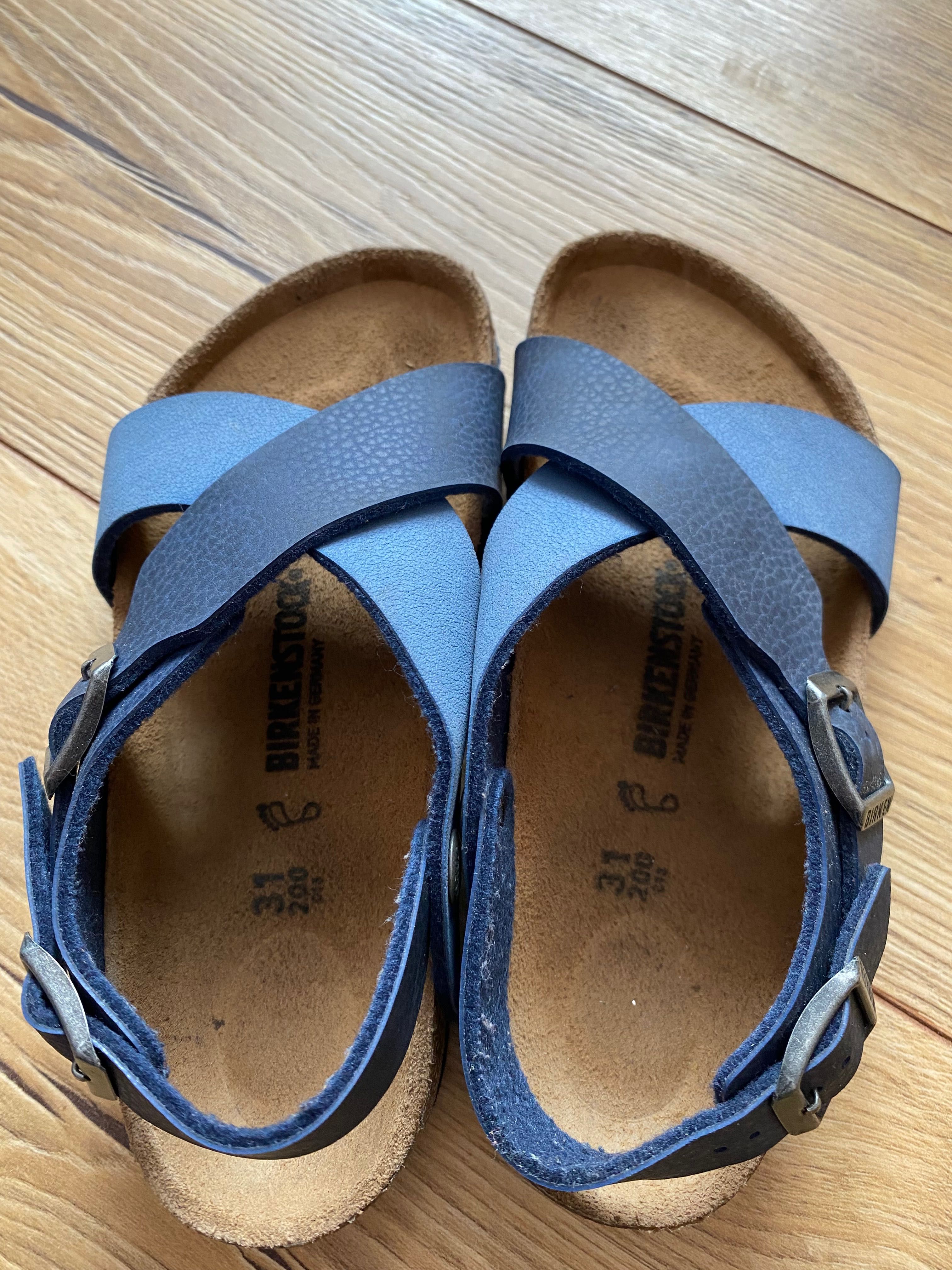 BIRKENSTOCK-sandale originale , piele, marimea 31, de copii ( fete)