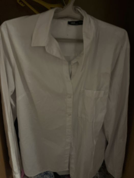 рубашка школьная оверсайз