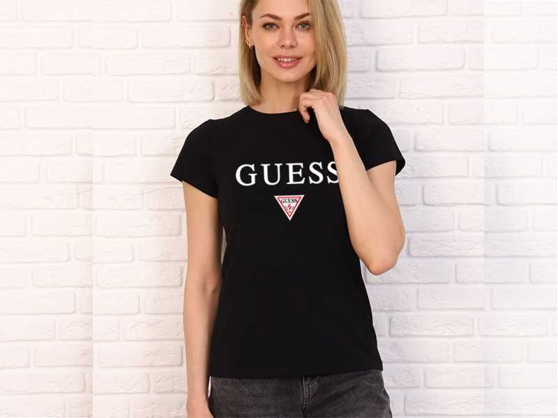 Тениска GUESS принт. Модели размери и цветове