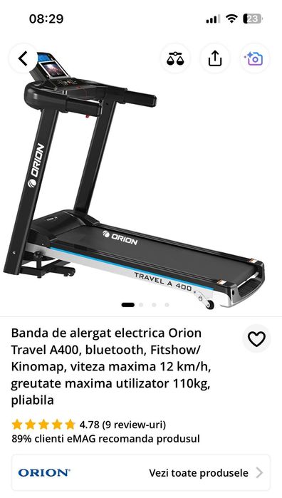 Banda de alergat ORION