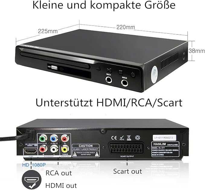 Мини DVD плейър SKART