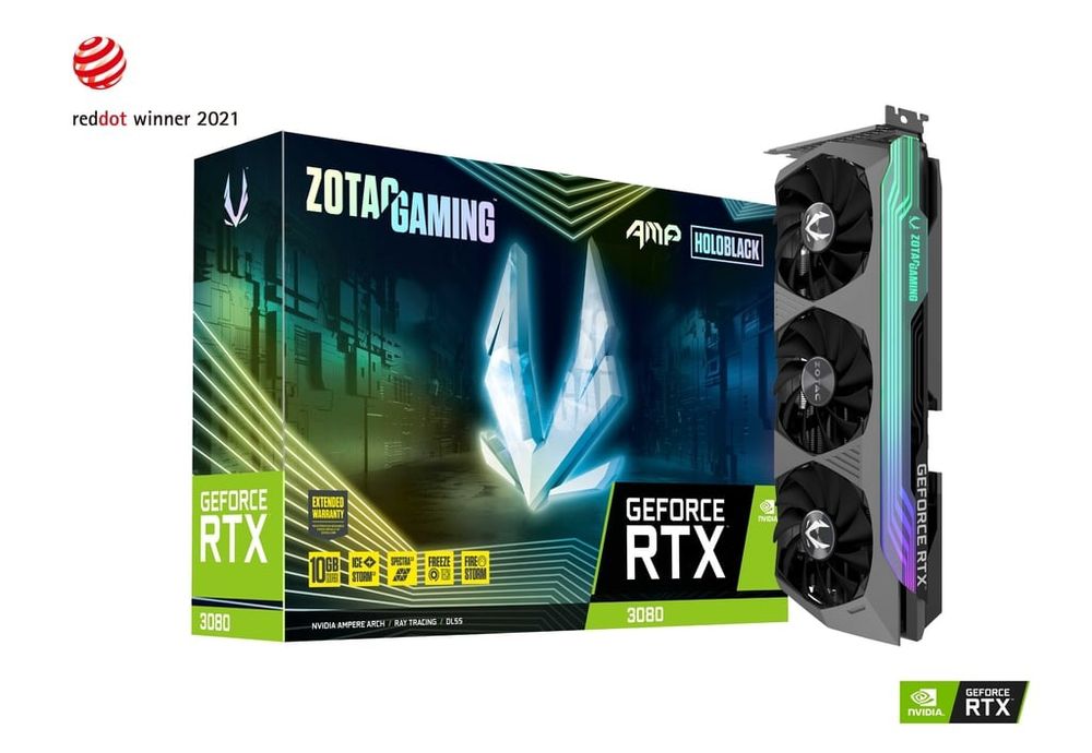 Видеокарта RTX 3080 Zotac Gaming GeForce HOLO