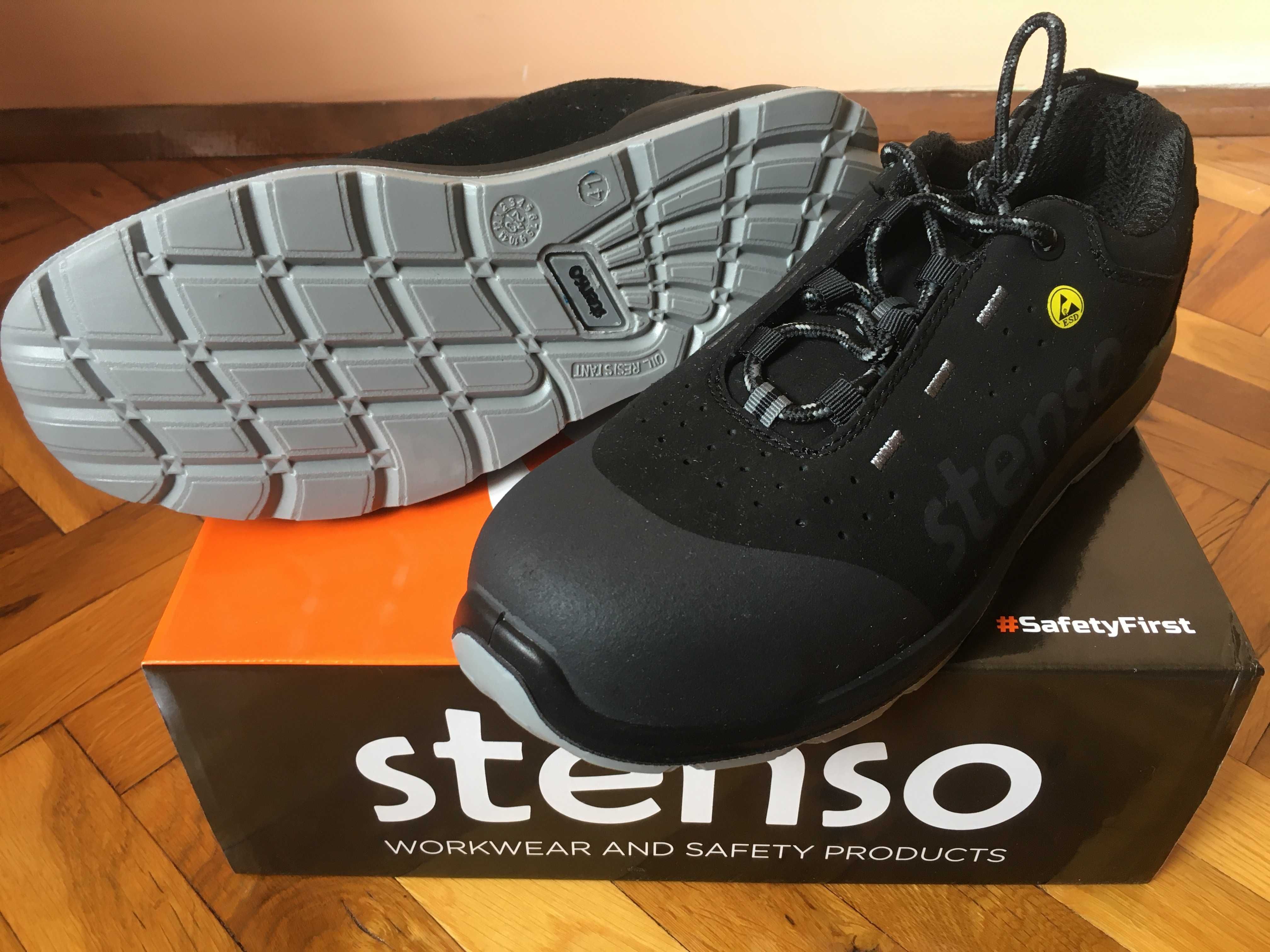 Продавам работни обувки Stenso JETT BLACK LOW MF S1PL MF ESD