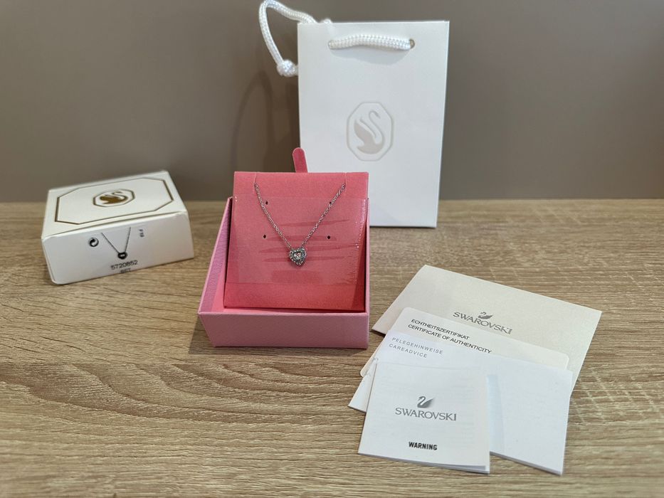 Colier Swarovski Ariana Grande angelic tennis inima