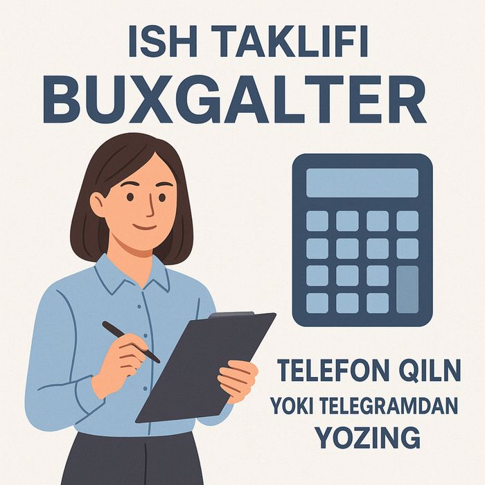 Bosh buxgalter, главный бухгалтер