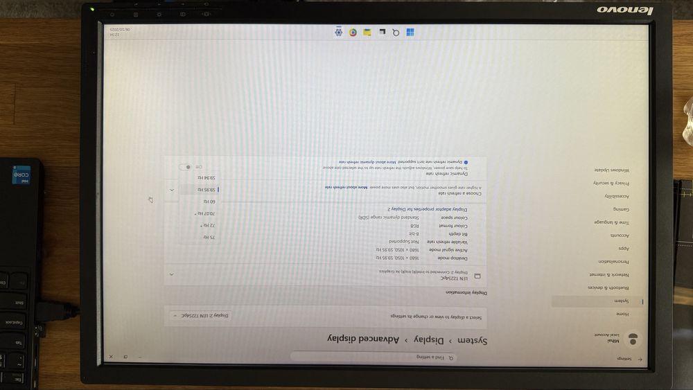 Monitor Lenovo ThinkVision 22inch T2254pC