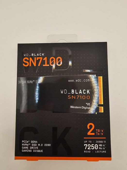 Hard WD Western Digital Black SN7100 2TB nvme ssd M.2 2280 Gen 4