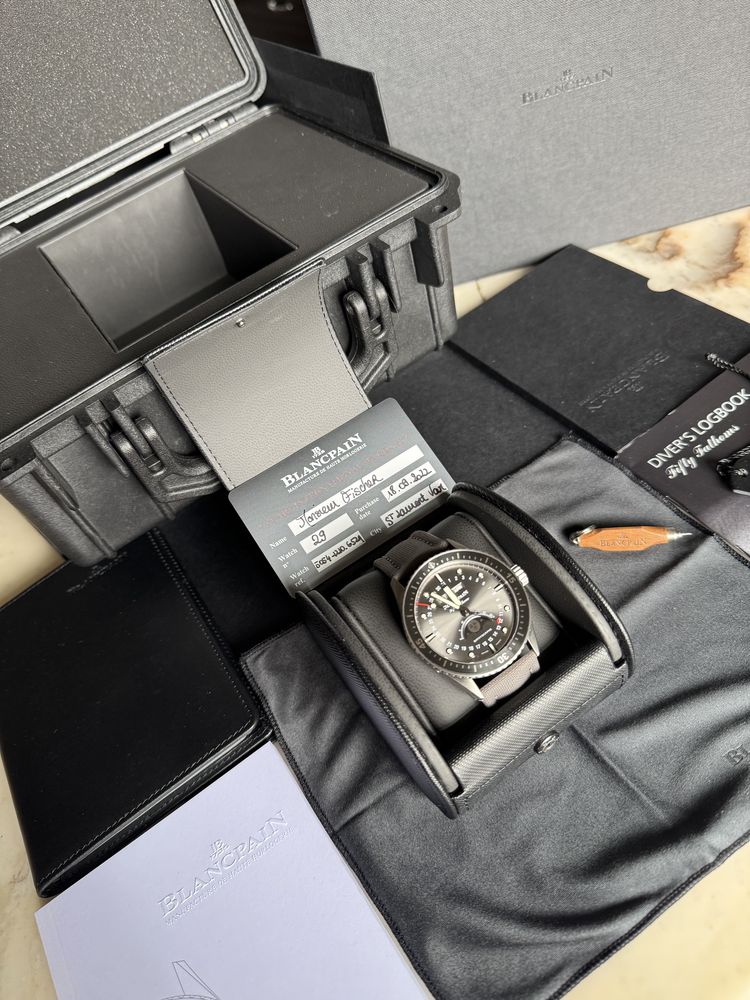 Blancpain Fifty Fathoms Bathyscaphe Quantième Complet Phases de Lune
