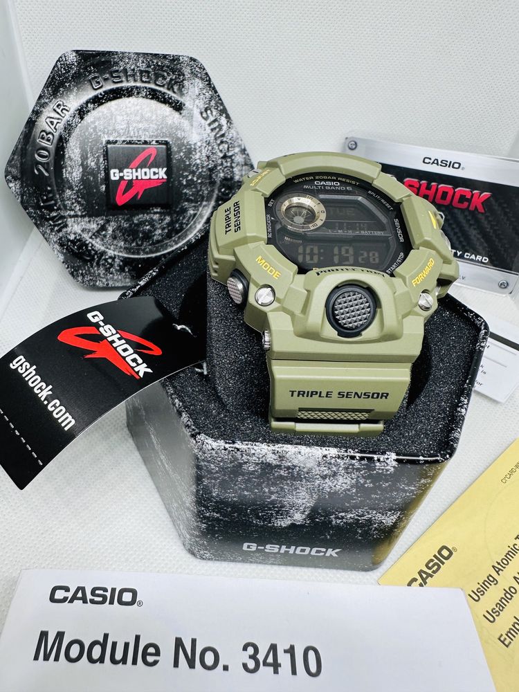 *Чисто нов* Casio G-Shock Rangeman GW-9400-3 *Army Green*