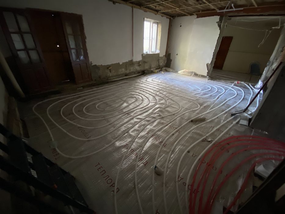 Стяжка теплый пол жасаймыз